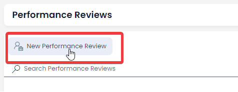 A screenshot that depicts how to create a new performance review